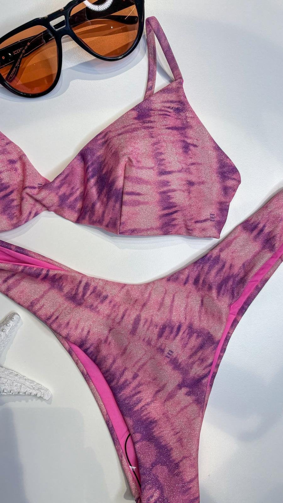 Bikini Tina Tie-Dye Rosa
