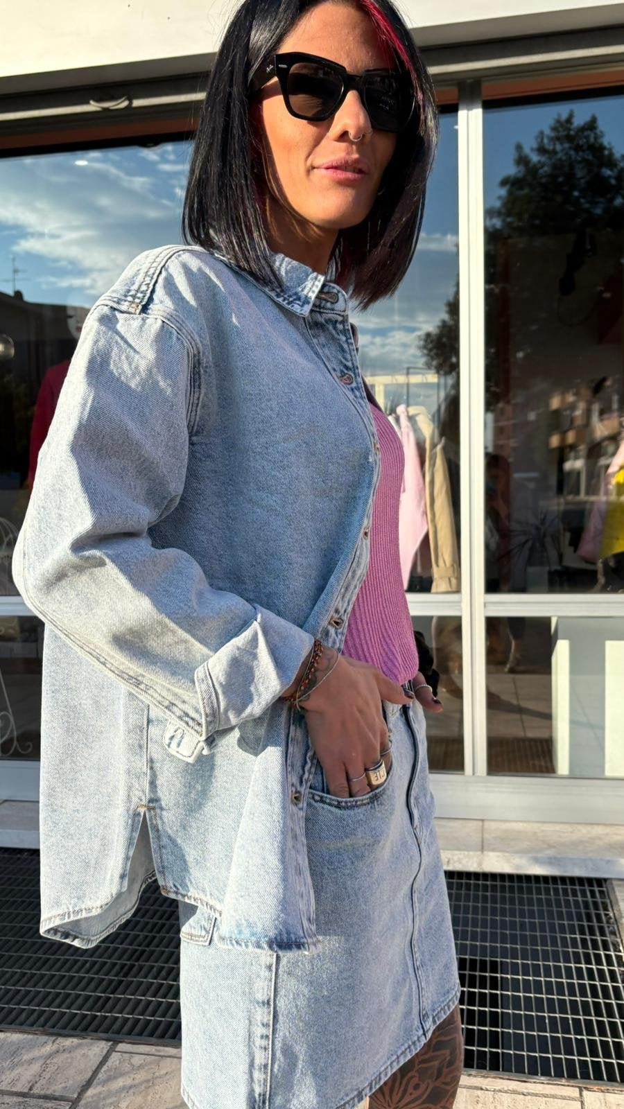 Camicia Denim Chiaro