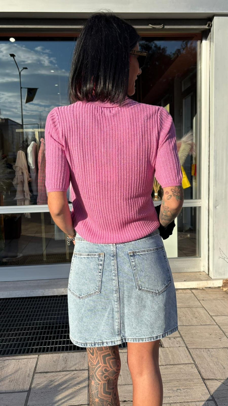 Minigonna Denim Chiaro