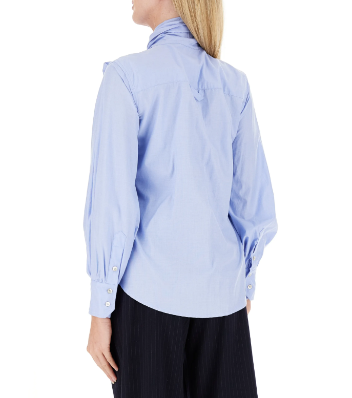 Camicia con Maxi Fiocco – Azzurro