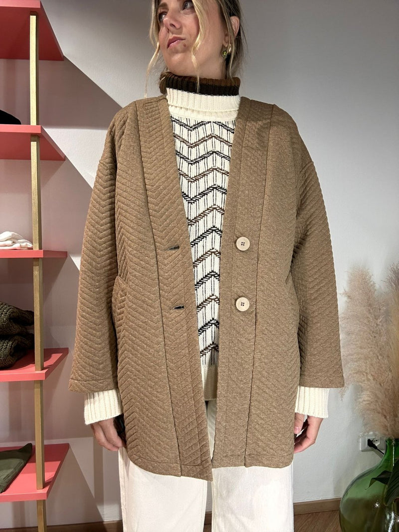 Cardigan over