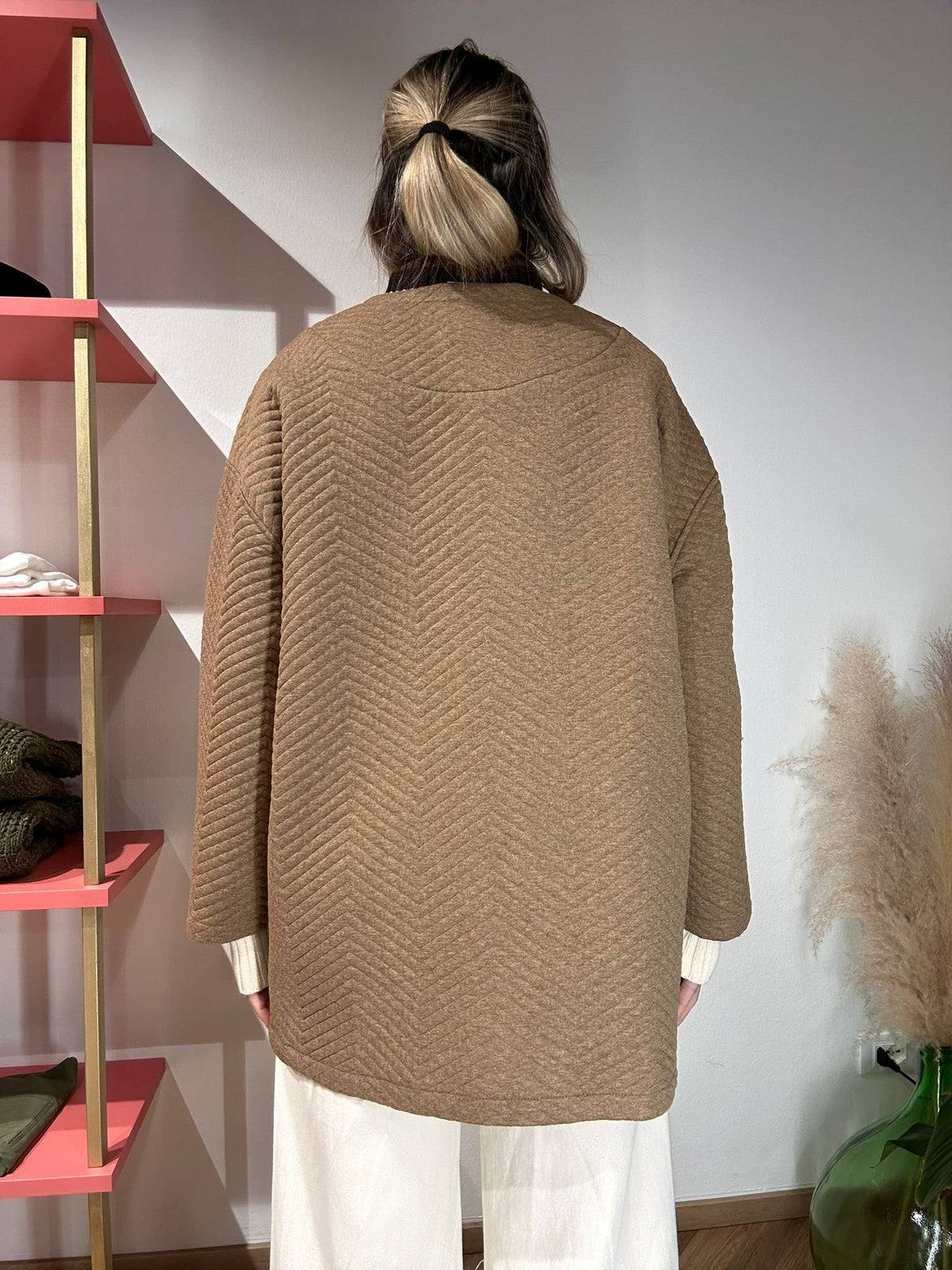 Cardigan over