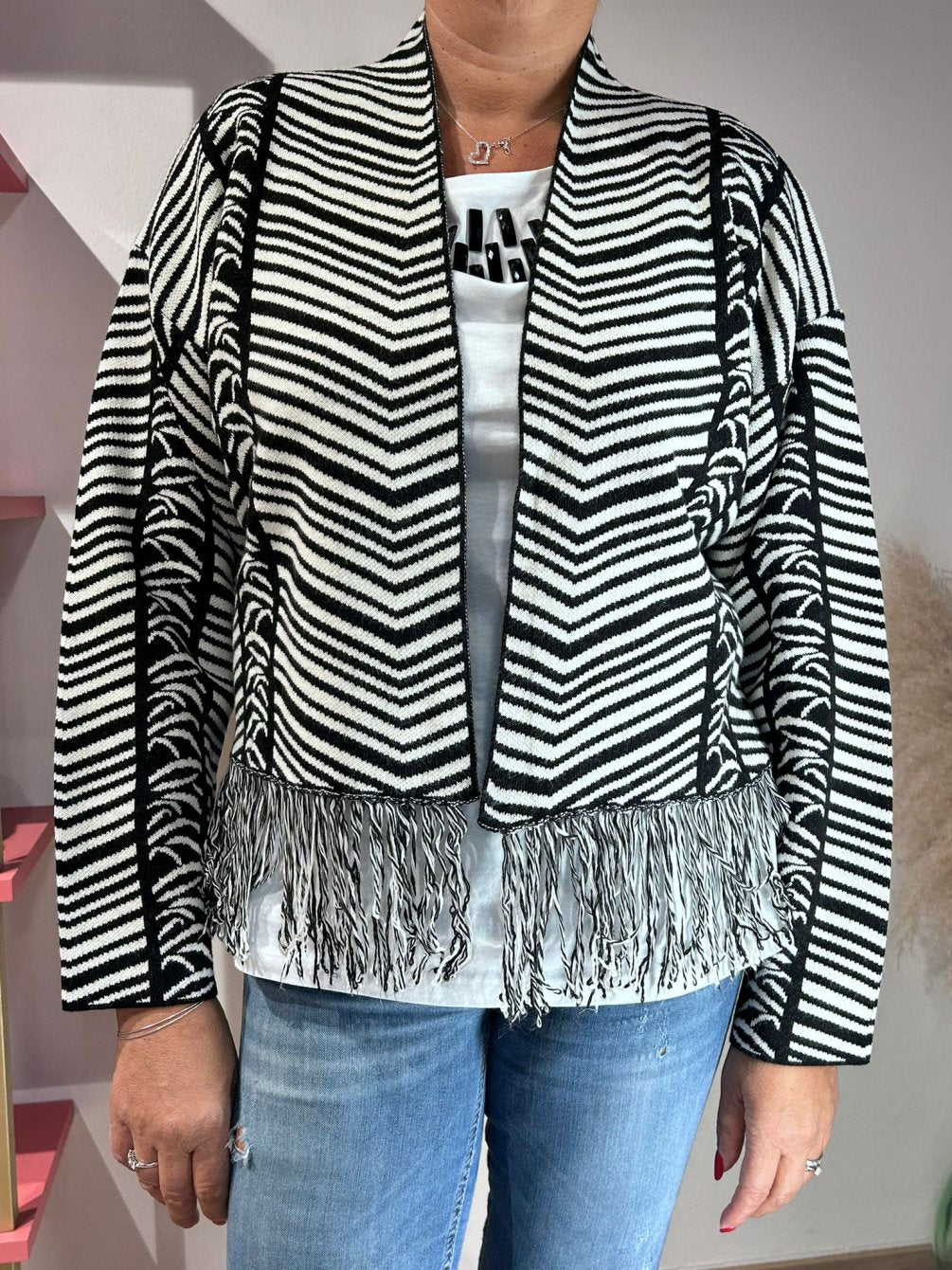 Cardigan frangie