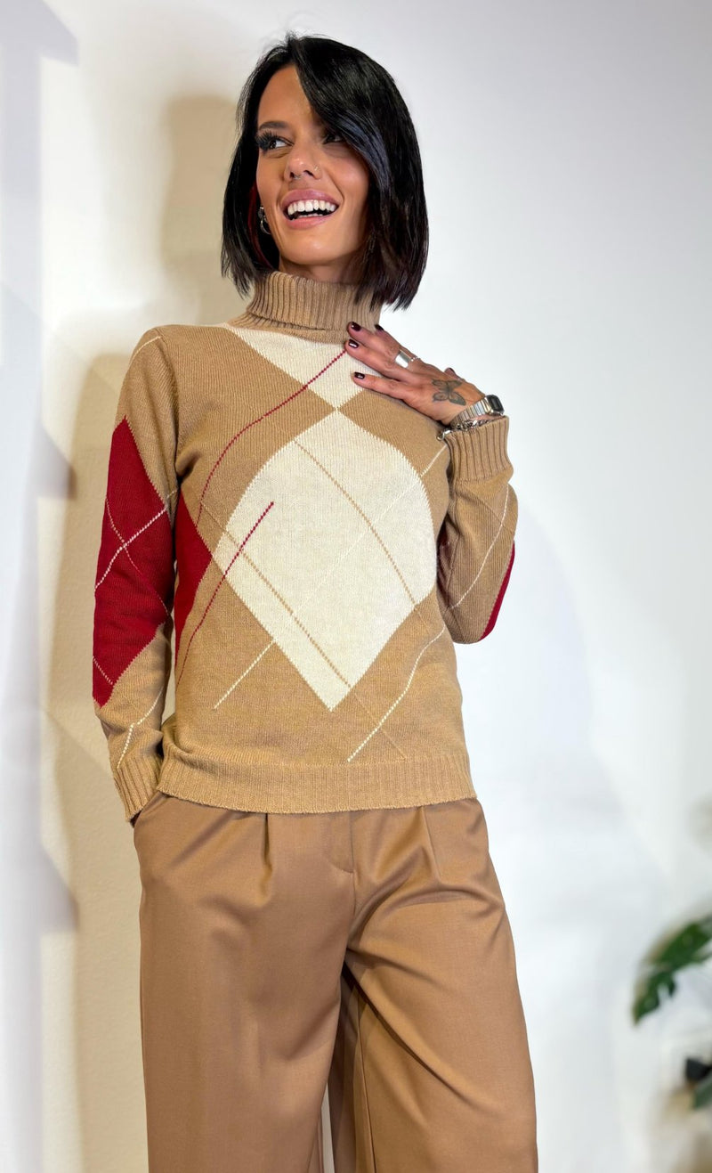 Pullover Collo Alto