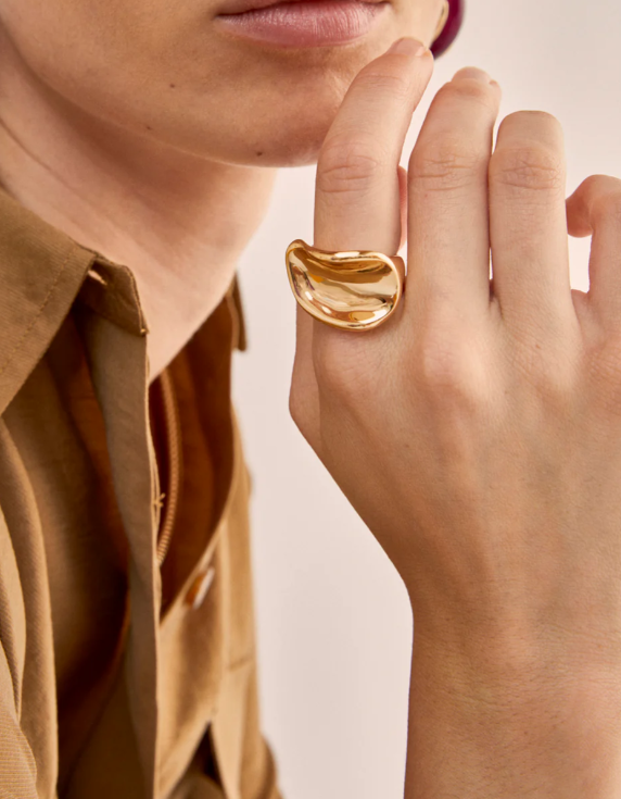 Anello sinuoso - Oro