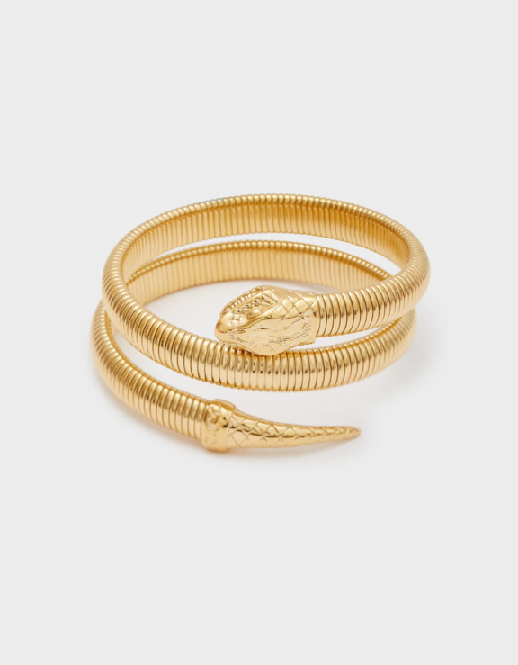 Bracciale rigido snake - Oro