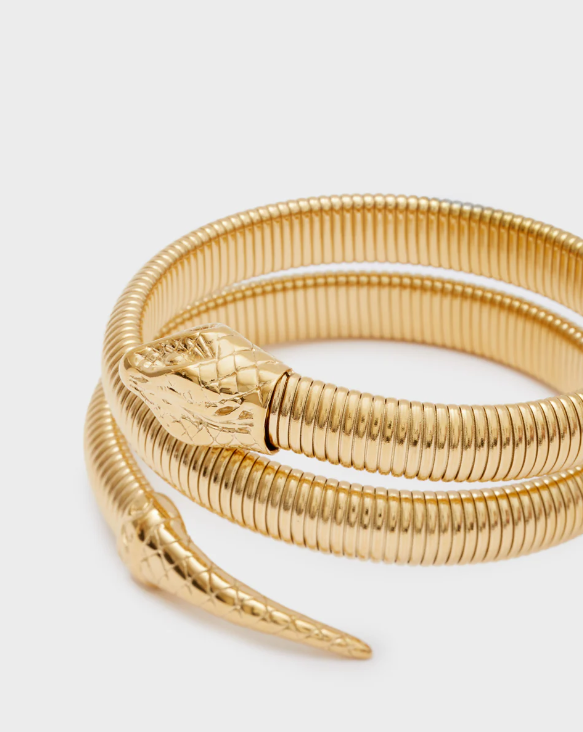 Bracciale rigido snake - Oro