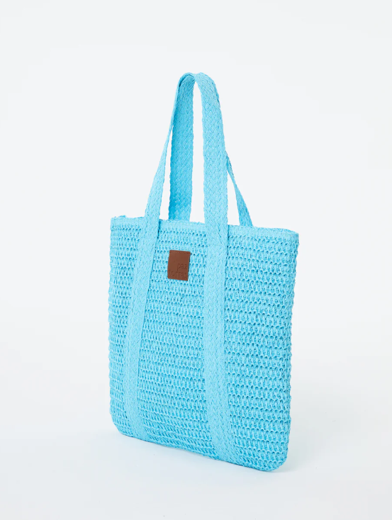 Borsa Rafia Azzurra - Azzurro