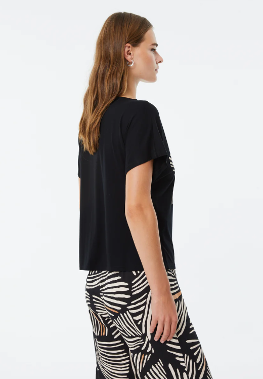 T-shirt Zebra - Nero