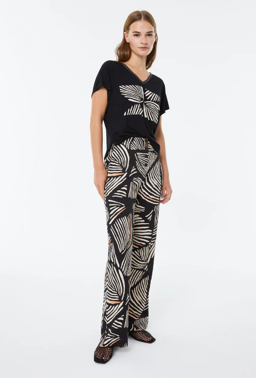 T-shirt Zebra - Nero