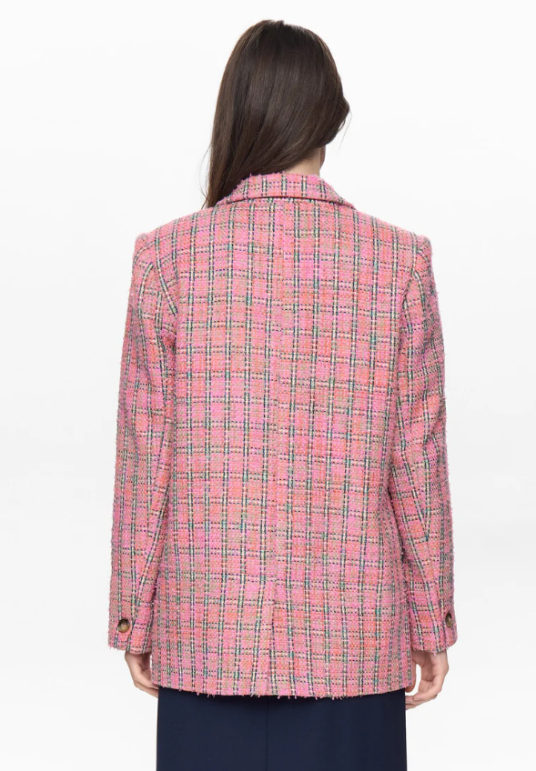 Blazer Rosa Check - Rosa
