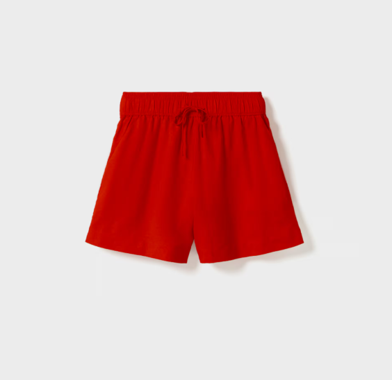 Melody Linen Shorts – Red