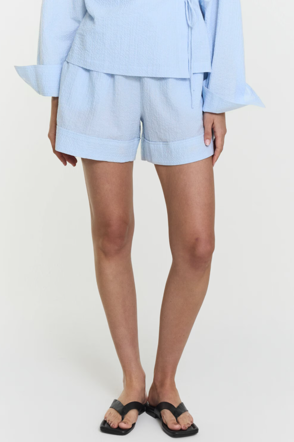 Short a righe azzurro chiaro Lusin