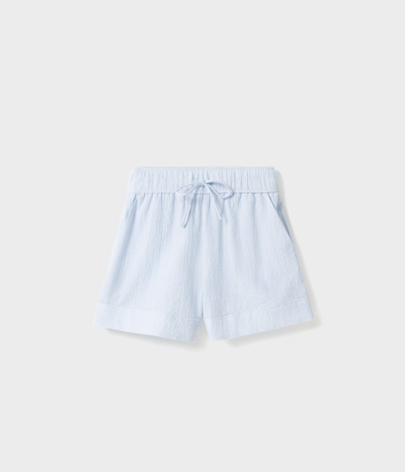 Short a righe azzurro chiaro Lusin