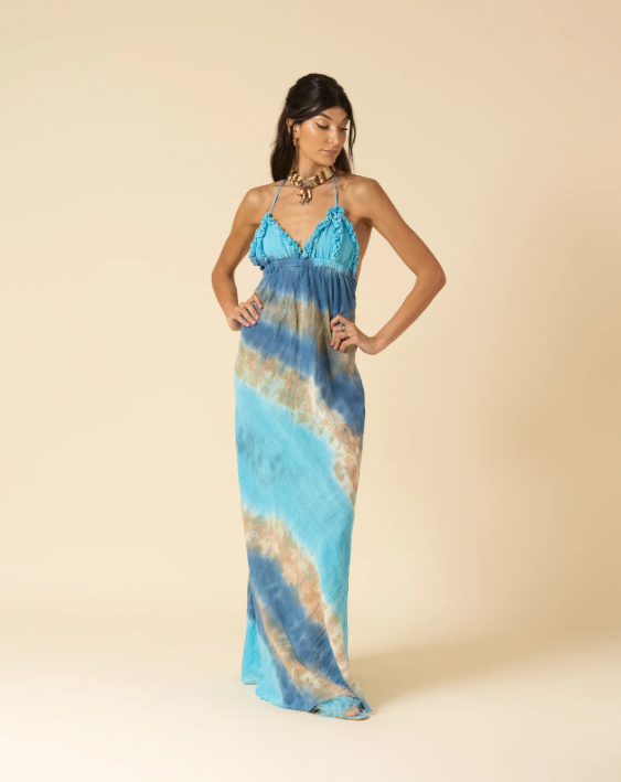 Abito Lungo Tie Dye