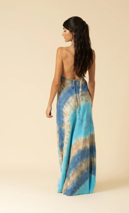 Abito Lungo Tie Dye