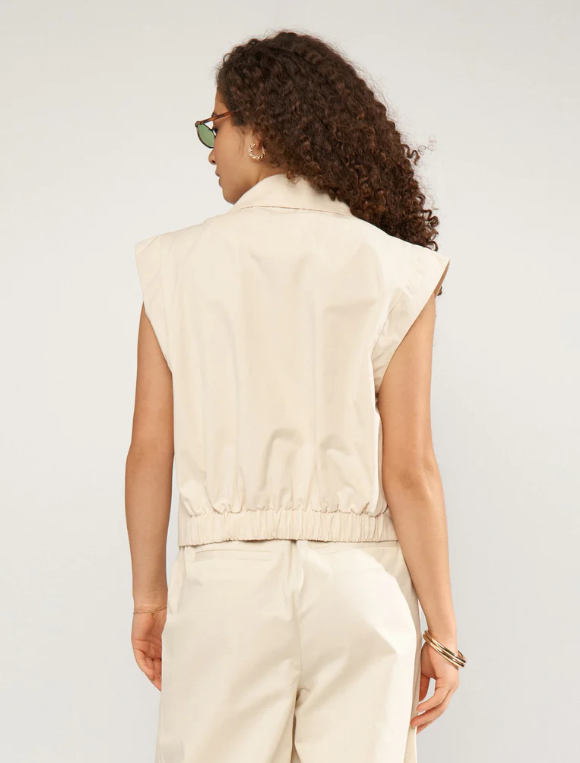 Gilet Nusunna color latte
