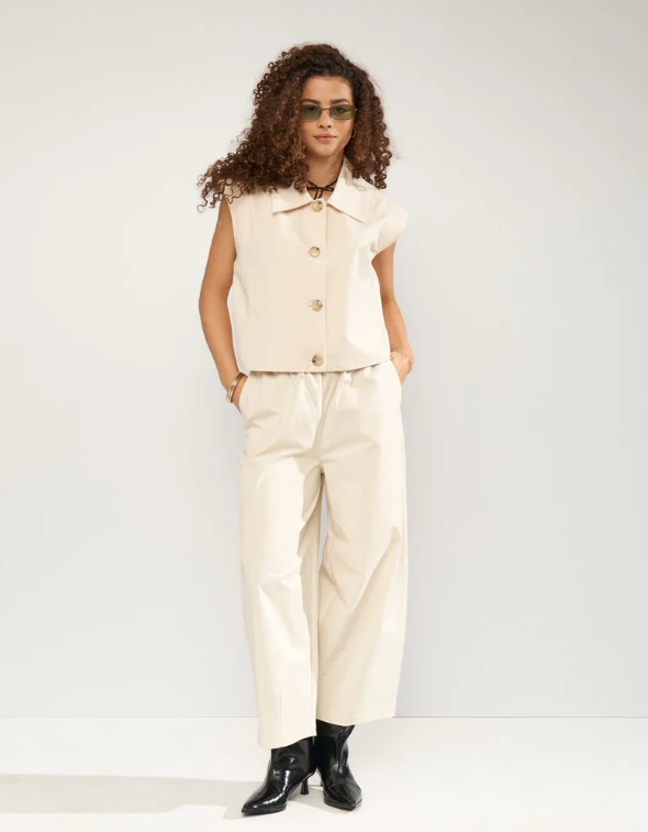 Gilet Nusunna color latte