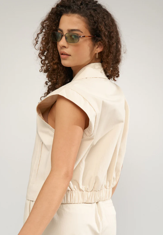 Gilet Nusunna color latte