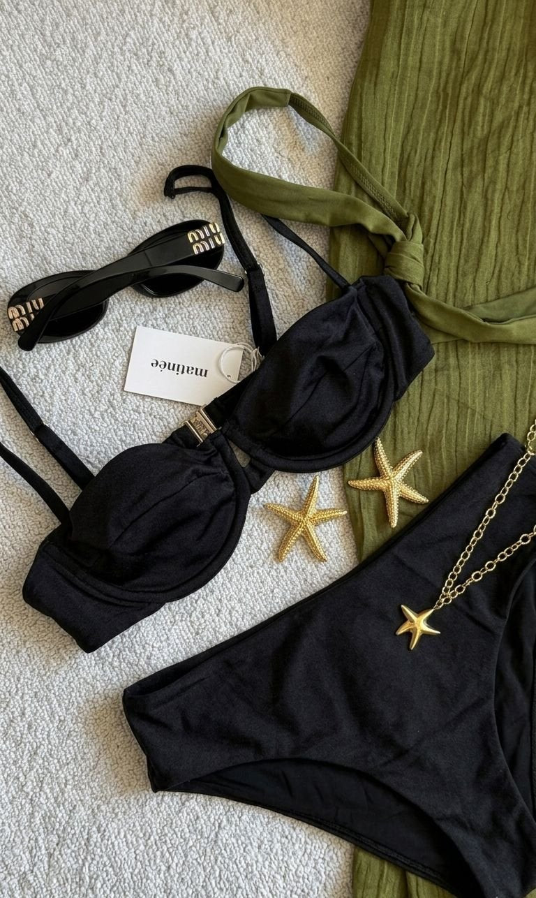 Bikini Adele – Black Lycra