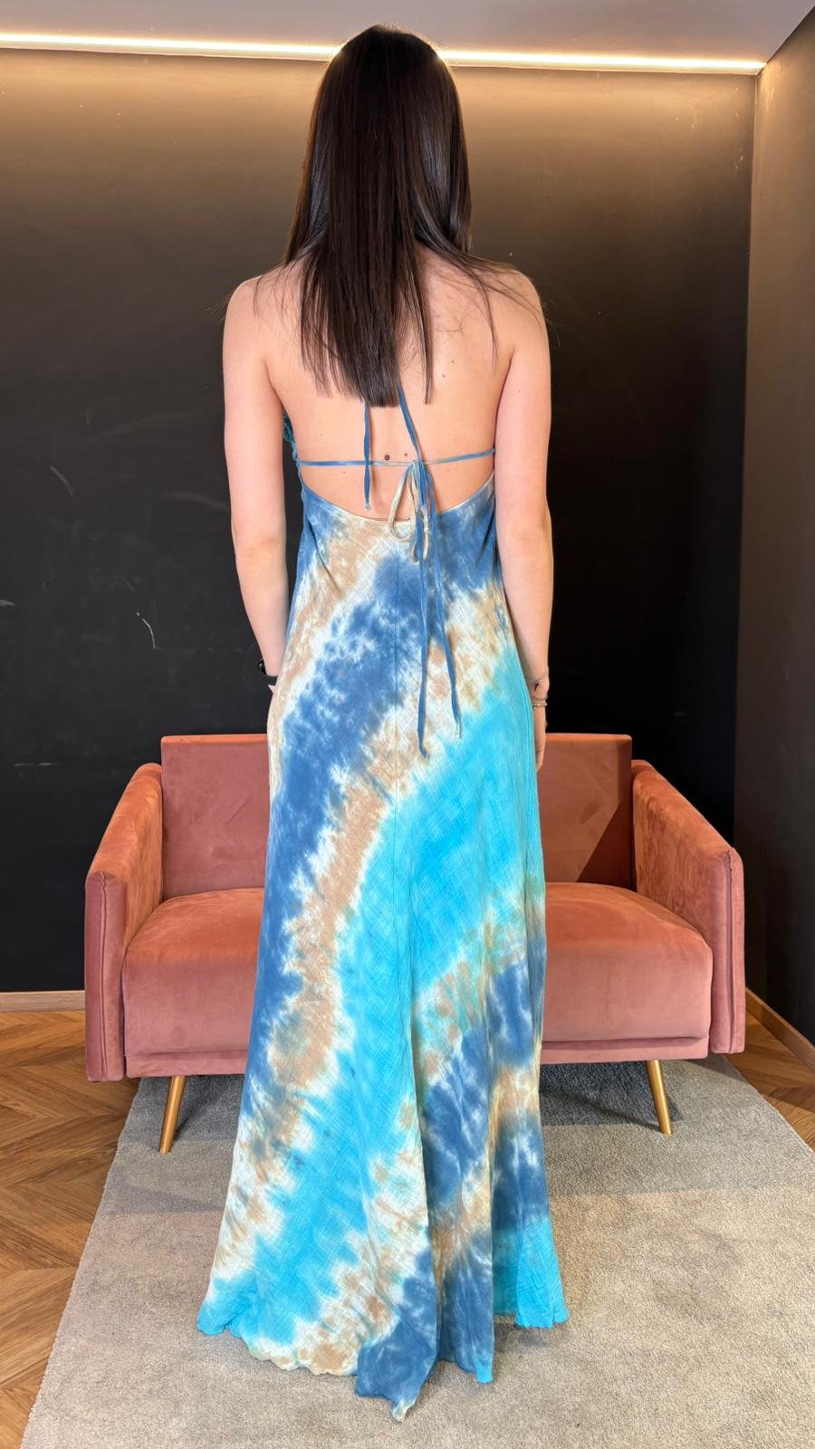 Abito Lungo Tie Dye