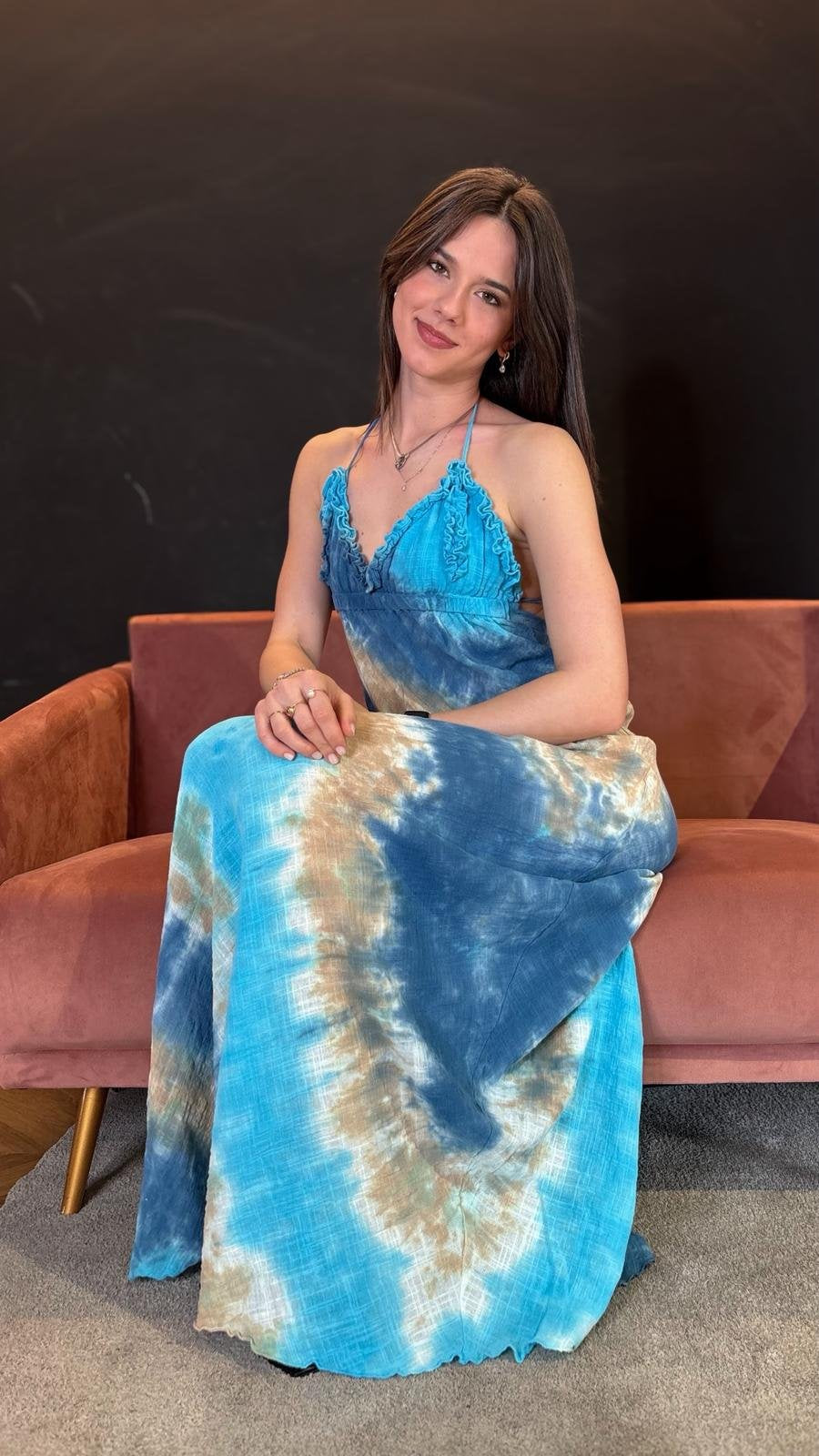 Abito Lungo Tie Dye